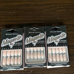 Magnetic Mirror Effect Nails - Set of 3